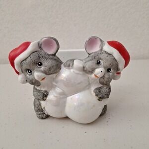 Vtg Mouse‎ Napkin Holder Ceramic Pottery